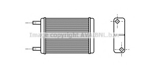 PRASCO TO6182 Heat Exchanger, interior heating